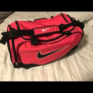 Nike pink duffel